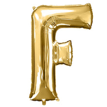 Load image into Gallery viewer, 40&quot; Gold Mylar Foil Letter Helium Balloons - A
