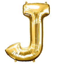 Load image into Gallery viewer, 40&quot; Gold Mylar Foil Letter Helium Balloons - A