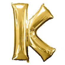 Load image into Gallery viewer, 40&quot; Gold Mylar Foil Letter Helium Balloons - A