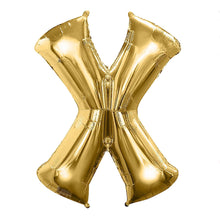 Load image into Gallery viewer, 40&quot; Gold Mylar Foil Letter Helium Balloons - A