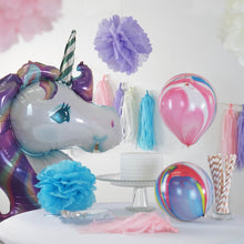 Load image into Gallery viewer, 42 PCS Unicorn Theme Party Decoration Supply Kit