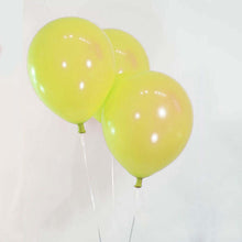 Load image into Gallery viewer, 25 Pack 12&quot; Yellow Metallic Latex Water Air Helium Party Balloons