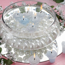 Load image into Gallery viewer, 12 Pack | 1&quot; Blue Mini Rose Flower Floating Candles