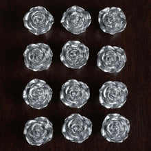 Load image into Gallery viewer, 12 Pack | 1&quot; Silver Mini Rose Flower Floating Candles