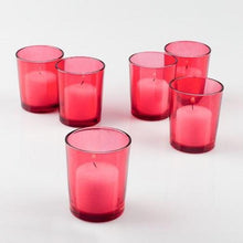 Load image into Gallery viewer, 12 Pack Red Votive Candle Holders