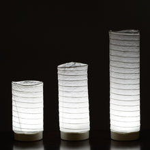 Load image into Gallery viewer, 3 Pack | Battery Operated Cylinder Paper Lanterns Tabletop LED Light