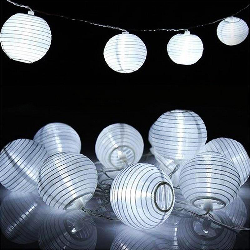 11 FT  | 10 LED Nylon Mini Lantern String Lights