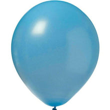 Load image into Gallery viewer, 25 Pack 12&quot; Blue Metallic Latex Water Air Helium Party Balloons