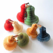 Load image into Gallery viewer, 12 Pack 16&quot; Fushia Bell-Shaped Honeycomb Paper Lantern