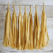 Load image into Gallery viewer, 12 PCS Champagne Tissue Paper Balloon Tassel Garlands