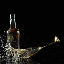 Load image into Gallery viewer, 6 Pack Gold 5oz Hard Plastic Champagne Wine Toast Flutes