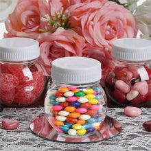 Load image into Gallery viewer, Set of 12 | 6 Oz Plastic Candy Jars Favor Container With White Caps