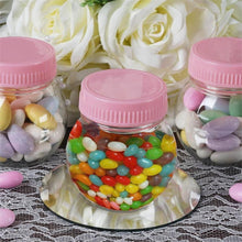 Load image into Gallery viewer, Set of 12 | 6 Oz Plastic Candy Jars Favor Container With Pink Caps