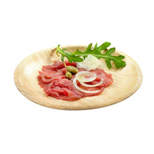 Load image into Gallery viewer, 25 Pack 7&quot; Eco-Friendly Palm Leaf Disposable Salad Dessert Plates