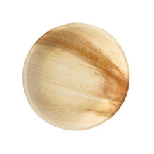 Load image into Gallery viewer, 25 Pack 7&quot; Eco-Friendly Palm Leaf Disposable Salad Dessert Plates