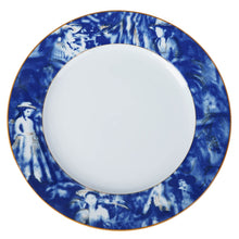Load image into Gallery viewer, 12 Pack Blue Dishwasher Safe 11.5&quot; Porcelain Chip Resistant Dinner Plate