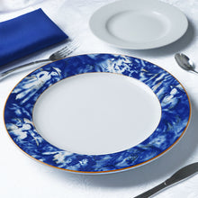 Load image into Gallery viewer, 12 Pack Blue Dishwasher Safe 11.5&quot; Porcelain Chip Resistant Dinner Plate
