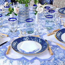 Load image into Gallery viewer, 12 Pack Blue Dishwasher Safe 11.5&quot; Porcelain Chip Resistant Dinner Plate