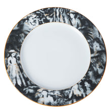 Load image into Gallery viewer, 12 Pack Black Dishwasher Safe 11.5&quot; Porcelain Chip Resistant Dinner Plate