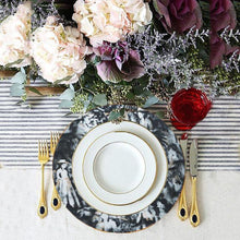 Load image into Gallery viewer, 12 Pack Black Dishwasher Safe 11.5&quot; Porcelain Chip Resistant Dinner Plate