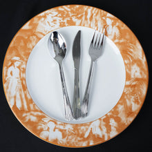 Load image into Gallery viewer, 12 Pack Orange Dishwasher Safe 11.5&quot; Porcelain Chip Resistant Dinner Plate