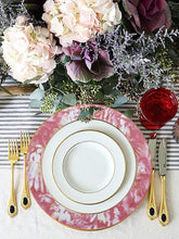 Load image into Gallery viewer, 12 Pack Pink Dishwasher Safe 11.5&quot; Porcelain Chip Resistant Dinner Plate