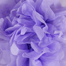 Load image into Gallery viewer, 12 Pack 10&quot; Lavender Paper Tissue Fluffy Pom Pom Flower Balls